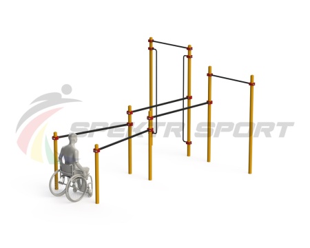 Купить Спортивный комплекс для инвалидов-колясочников WRK-D19_76mm в Стараякупавне 