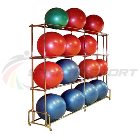 Купить Стеллаж для гимнастических мячей 16 шт в Стараякупавне 