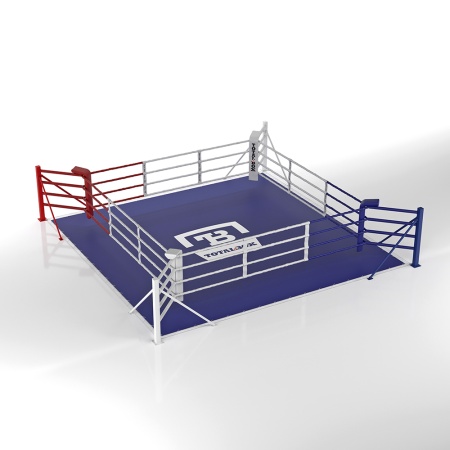Купить Ринг боксерский напольный Totalbox на упорах 6х6м в Стараякупавне 