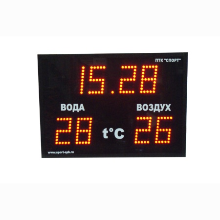 Купить Часы-термометр СТ1.16-2t для бассейна в Стараякупавне 