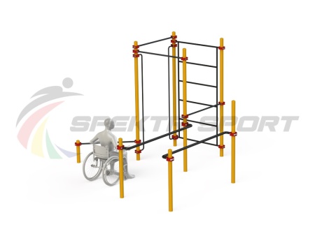 Купить Спортивный комплекс для инвалидов-колясочников WRK-D18_76mm в Стараякупавне 